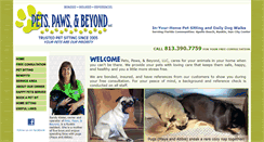 Desktop Screenshot of petspawsandbeyond.com